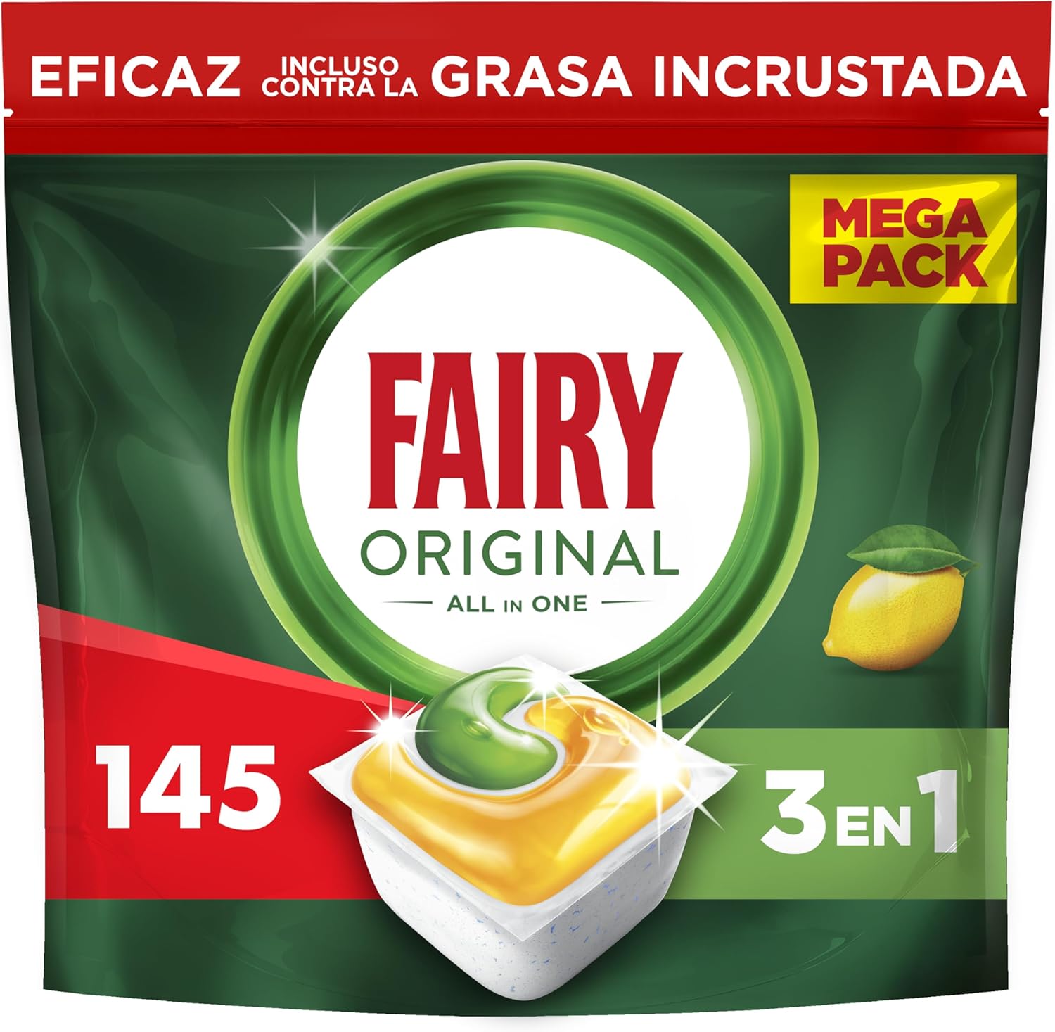 Fairy Original Todo En Uno - 145 Cápsulas