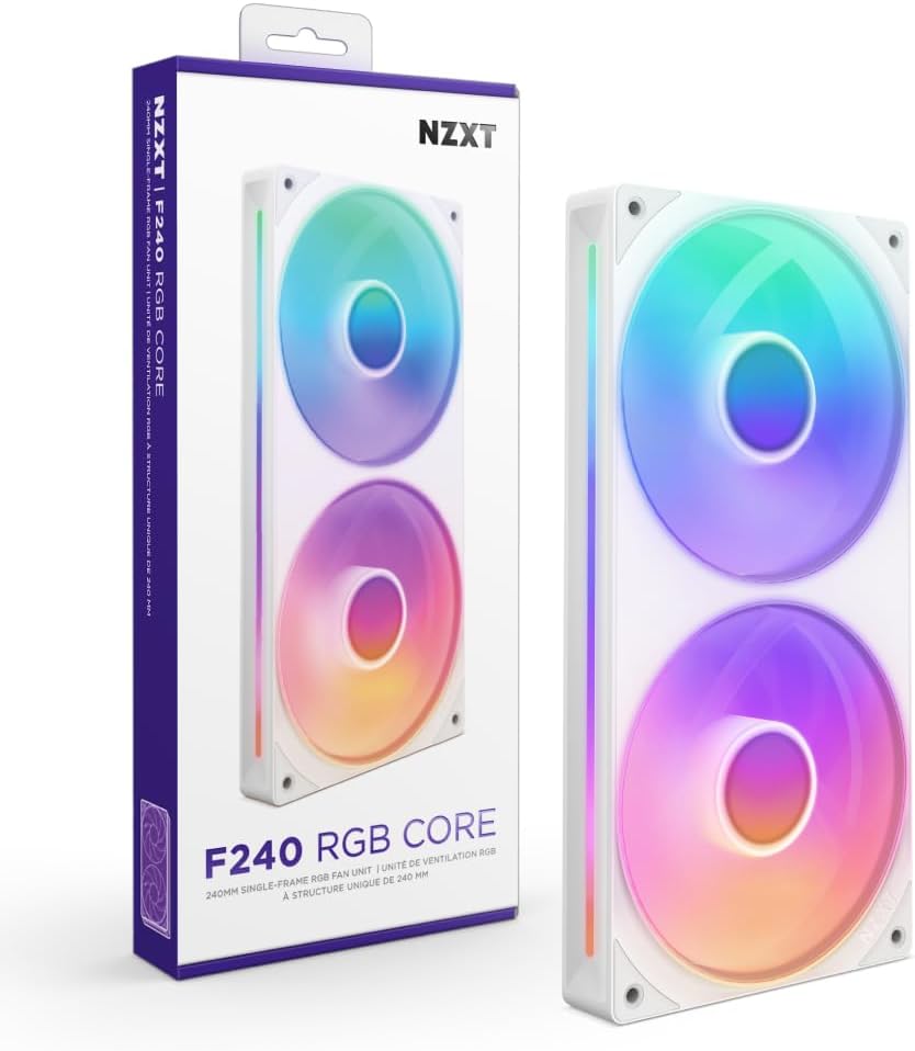 NZXT F240 RGB Core - Ventiladores RGB 240mm