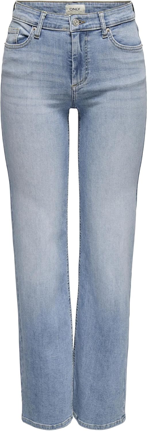Jeans rectos Onlblush azul claro