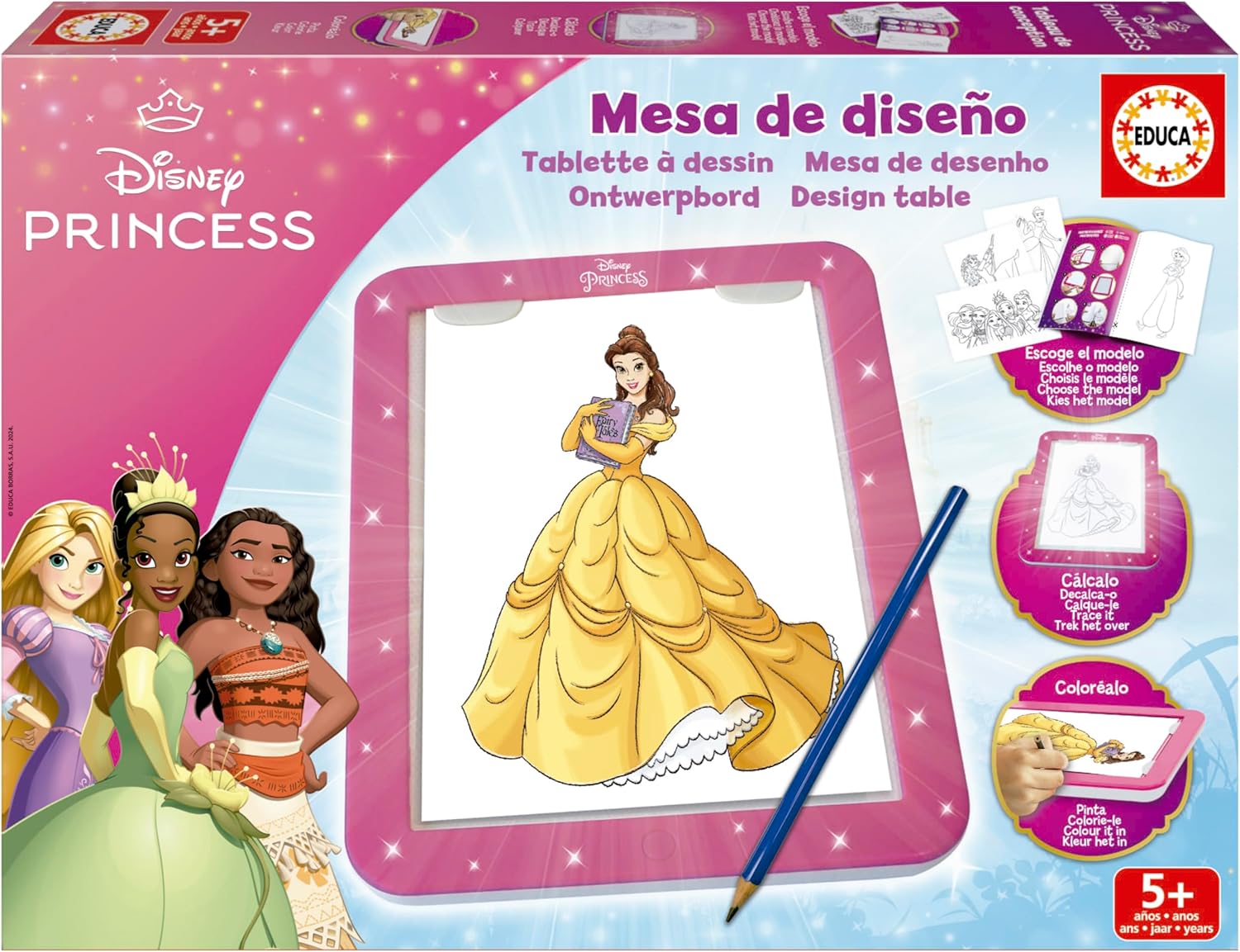 Tableta de Dibujo Luminosa Disney Princess