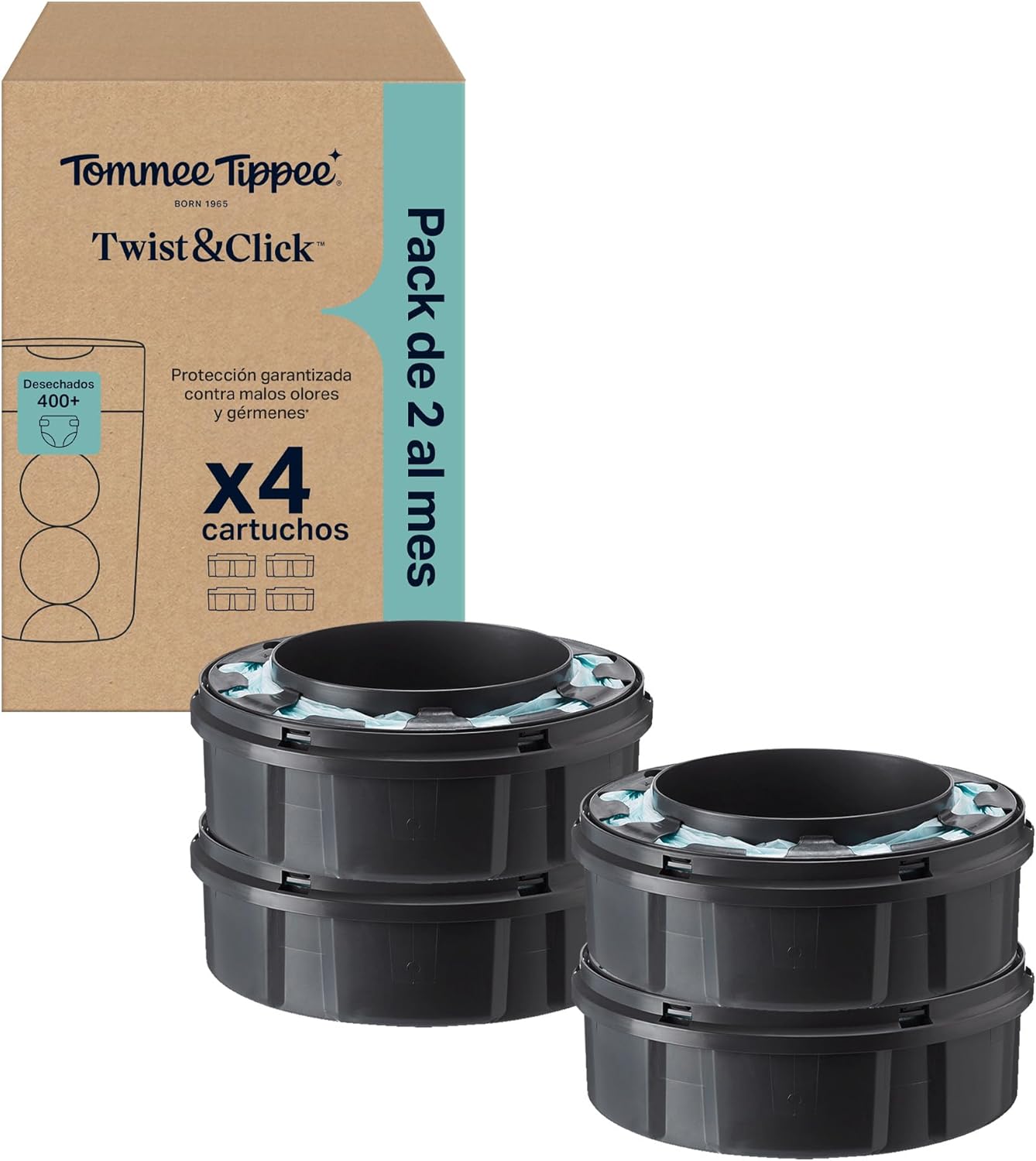 Pack de 4 Recambios Tommee Tippee Twist & Click