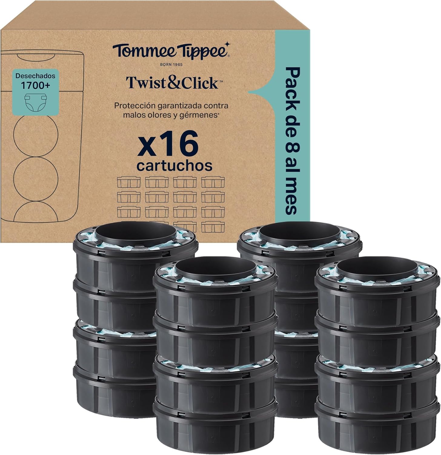 Recambios Tommee Tippee Twist & Click - Pack de 16