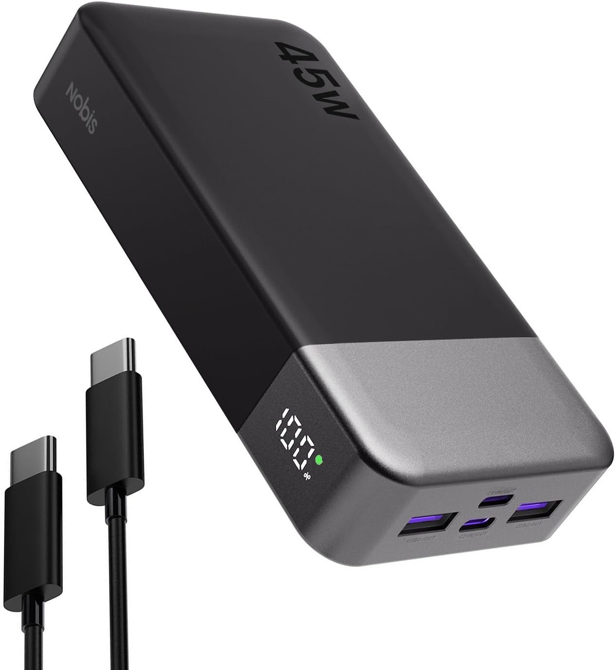 Power Bank Nobis 20000mAh con Carga Rápida