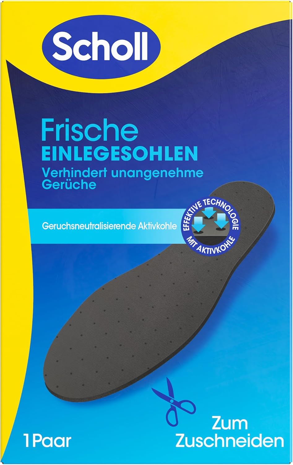 Plantillas Frescas Scholl con Carbón Activado