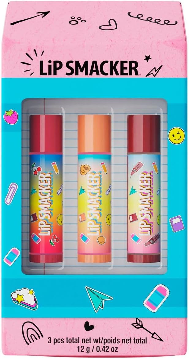 Set de 3 Bálsamos Labiales Lip Smacker