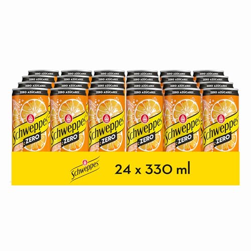 Schweppes Naranja Zero - Pack 24 Latas