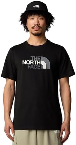 THE NORTH FACE S/S Easy T-Shirt for Men, Tnf Black, L