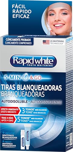 Pack 2 Tiras Blanqueadoras + Pasta Dental