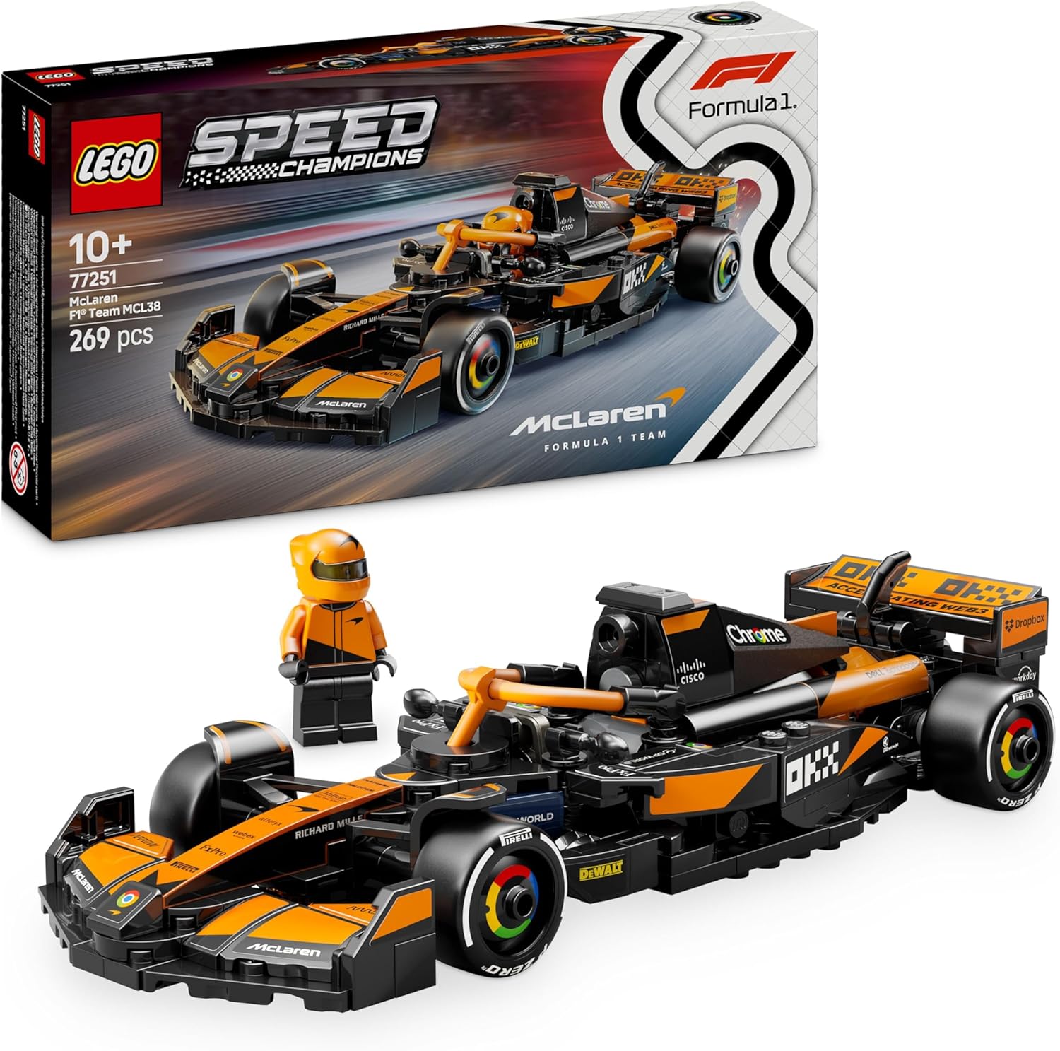 LEGO Speed Champions McLaren F1 Team MCL38