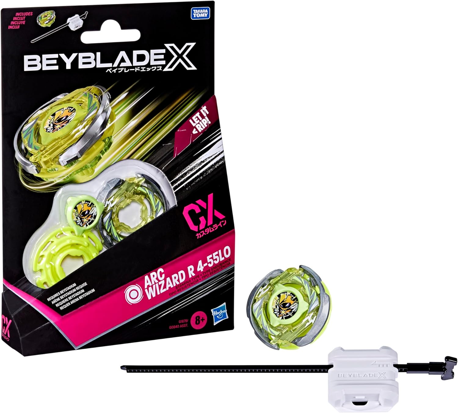 Kit Inicial Beyblade X Arc Wizard