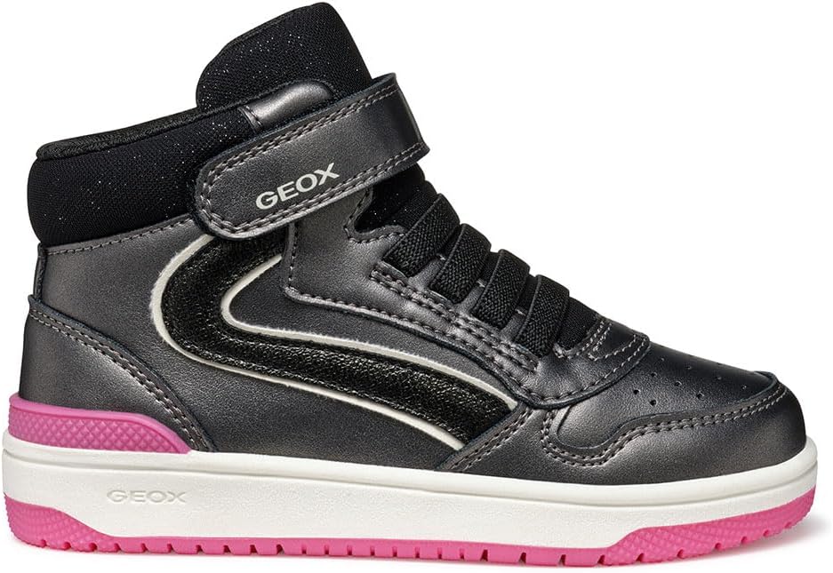 Zapatillas Geox Washiba para Niña - Gris/Fucsia