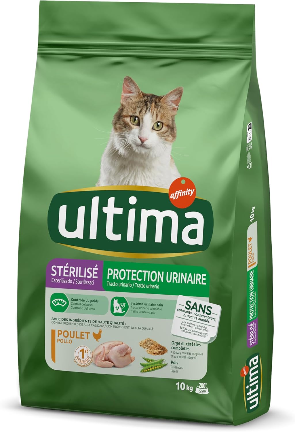 Pienso para Gatos Esterilizados Ultima - 10 kg