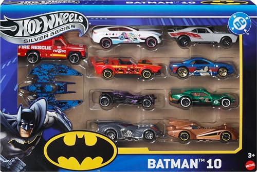 Pack de 10 Hot Wheels Batman