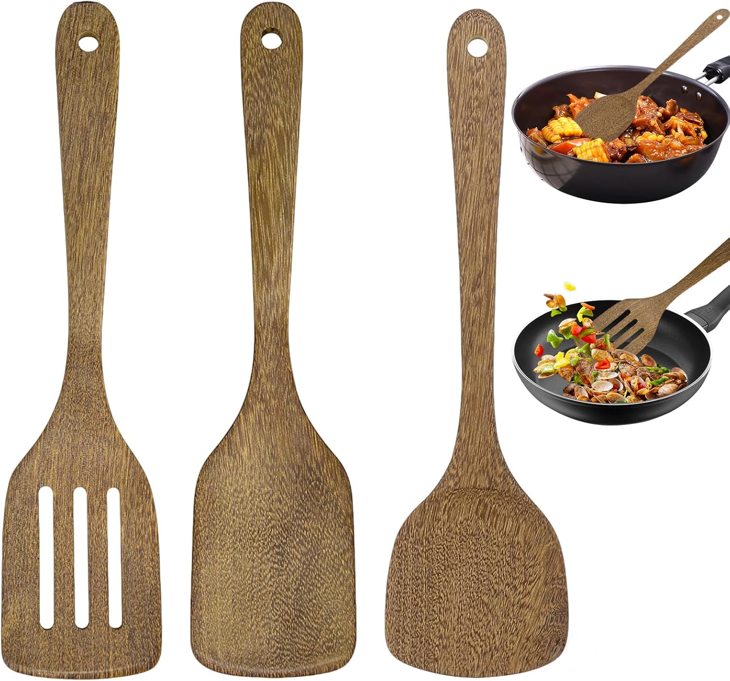 Utensilios de Cocina de Madera - 3 Piezas