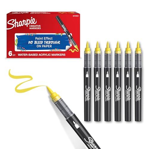 Rotuladores Acrílicos Sharpie - Pack de 6