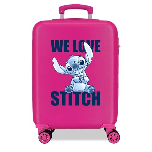 Maleta de Cabina Disney Stitch Rosa