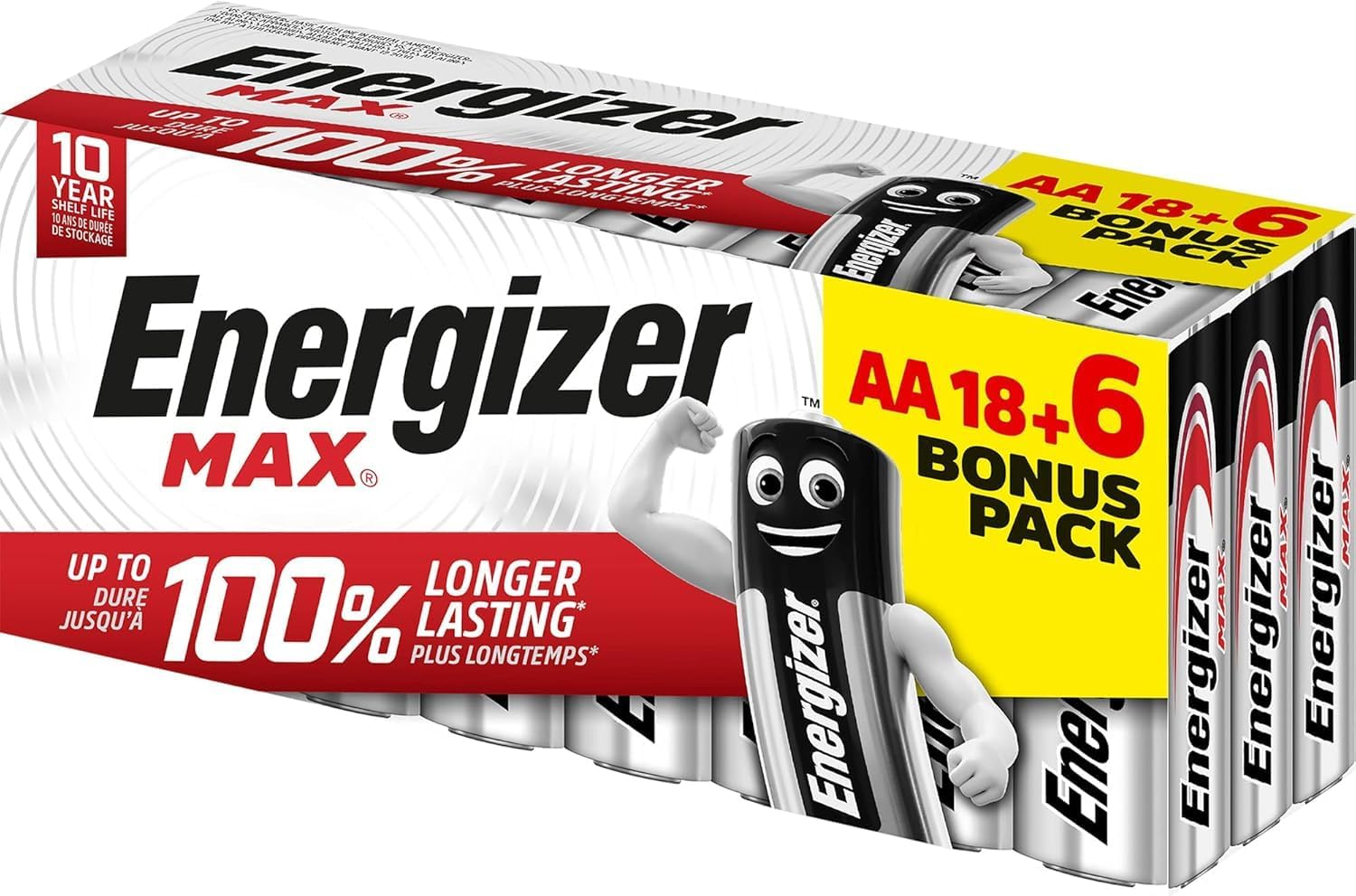 Pack 24 Pilas Energizer MAX