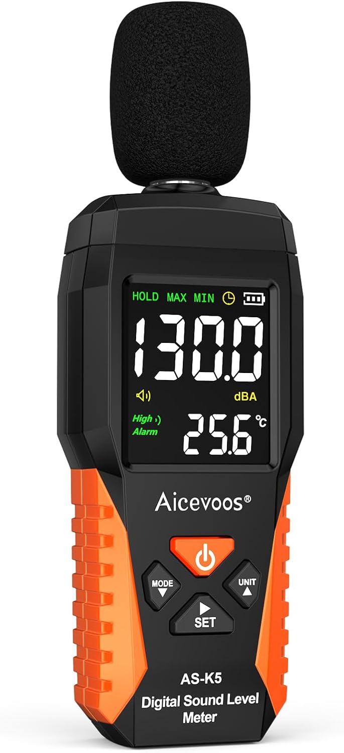 Medidor de Decibelios Aicevoos