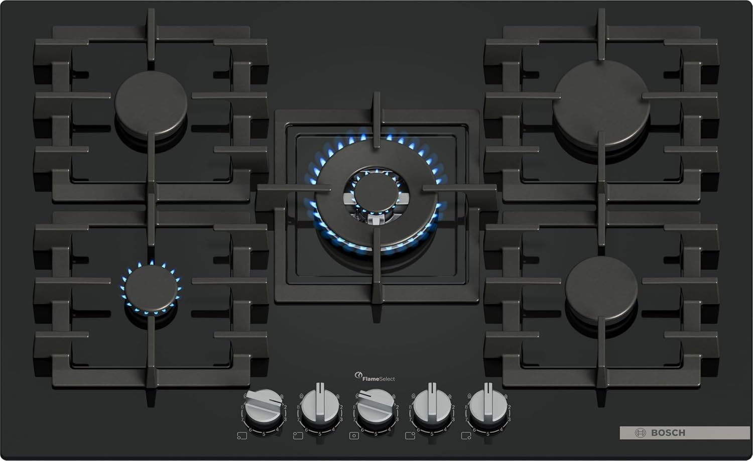 Placa de Gas Bosch 75 cm - 5 Zonas de Cocción