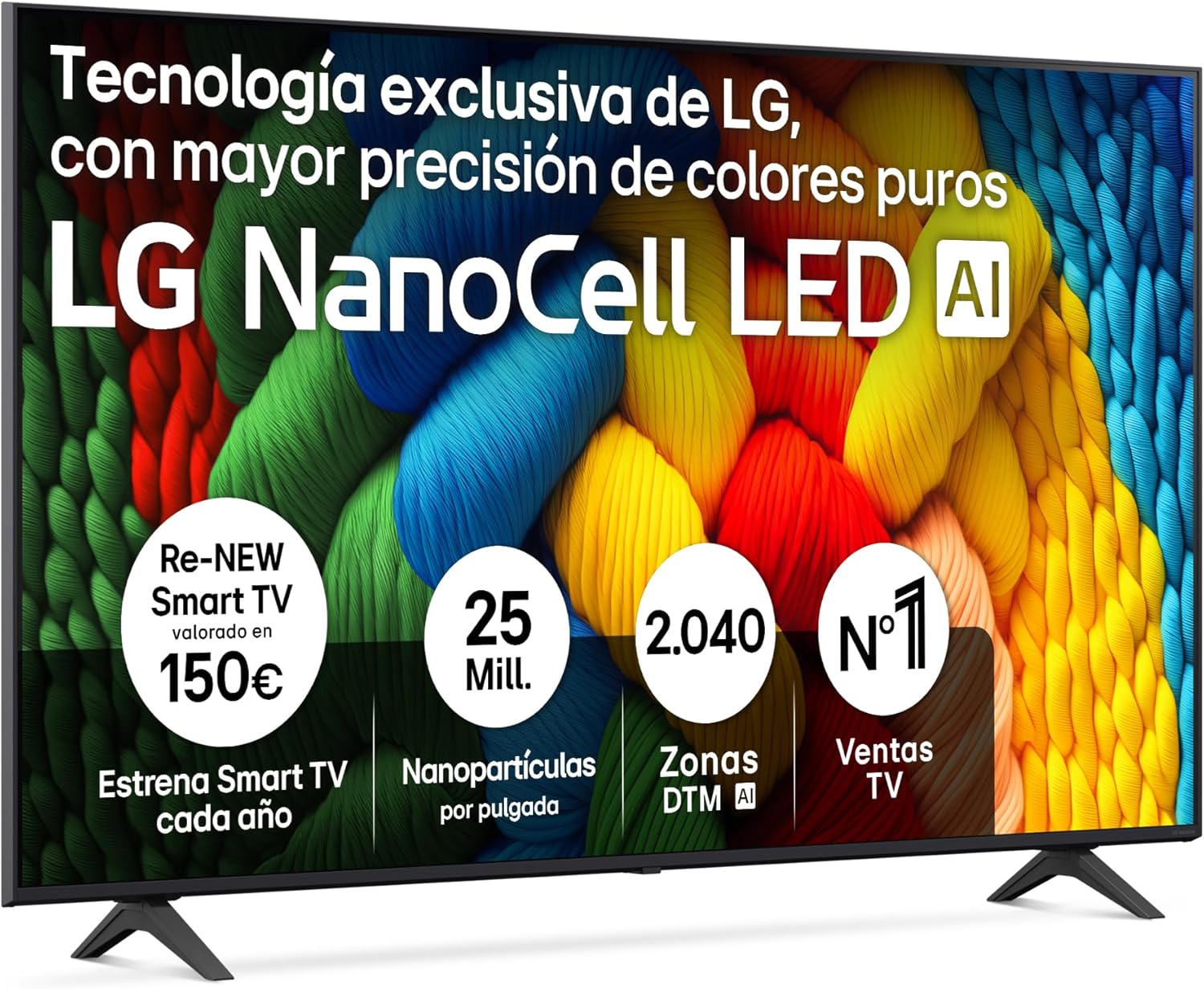 LG 65NANO80A6B - TV 65" 4K NanoCell