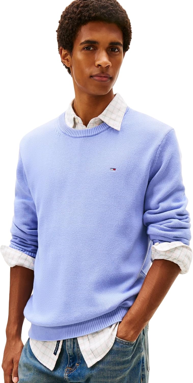 Jersey Ajustado Tommy Jeans Azul para Hombre
