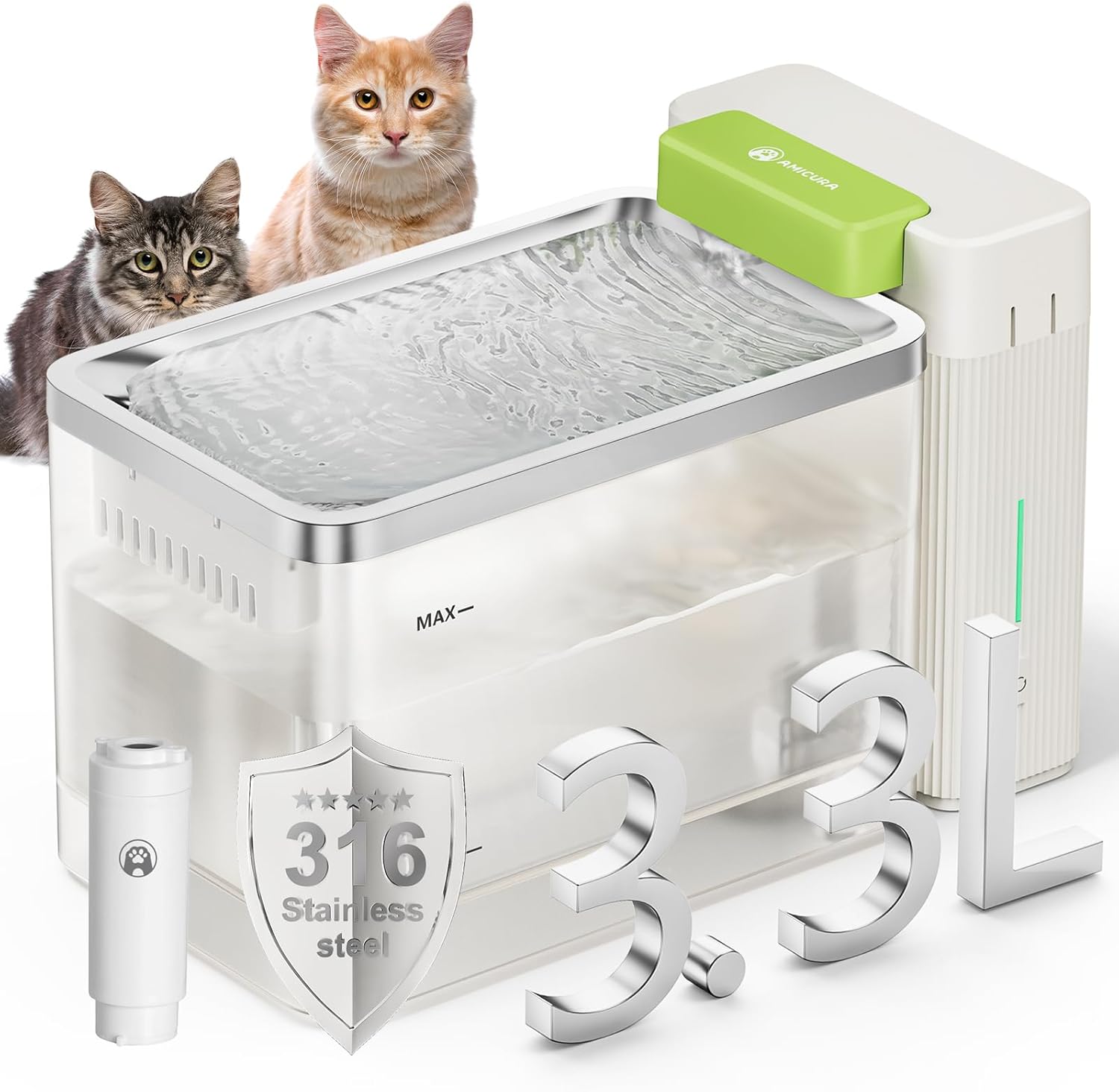 Fuente de Agua Ultrafiltrada para Gatos