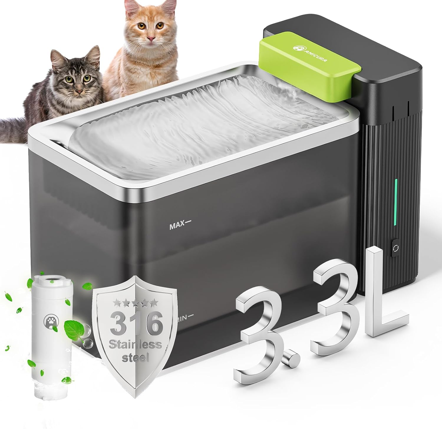 Fuente Ultrafiltrada para Gatos A3lite 3,3L