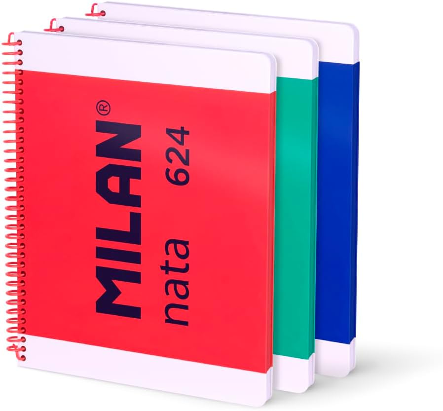 Pack de 3 Cuadernos MILAN con Tapa Dura
