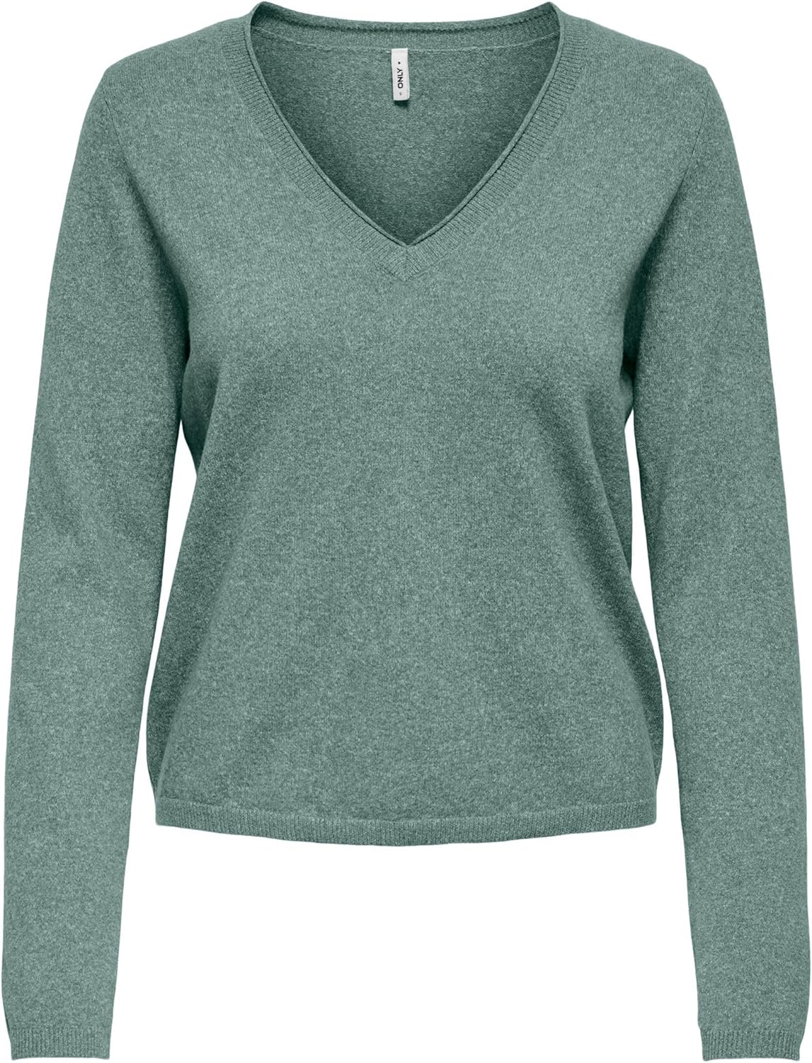 Jersey V-Neck ONLY Verde Chino