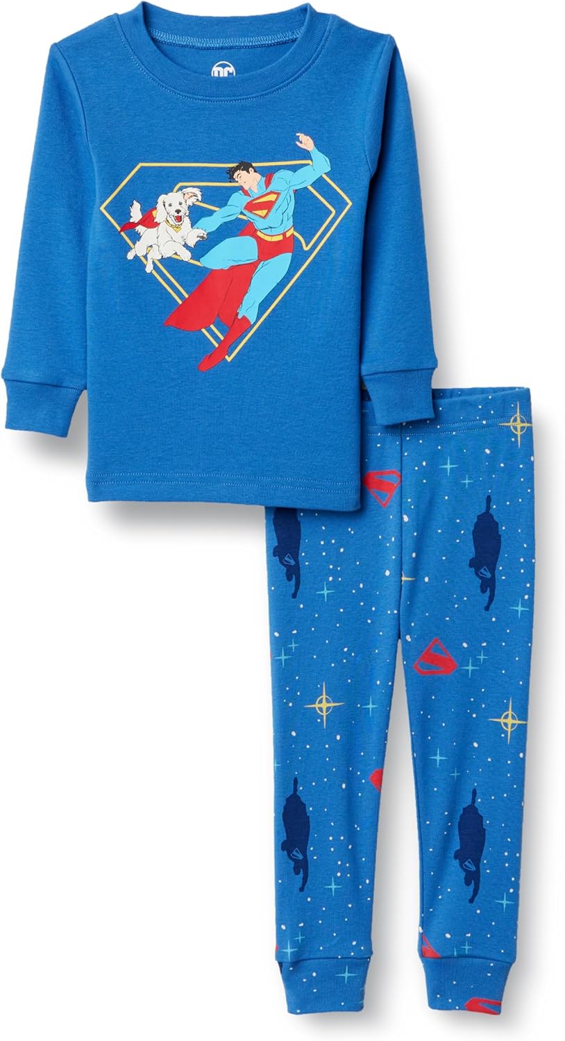 Pijamas Ajustados Superman para Niños
