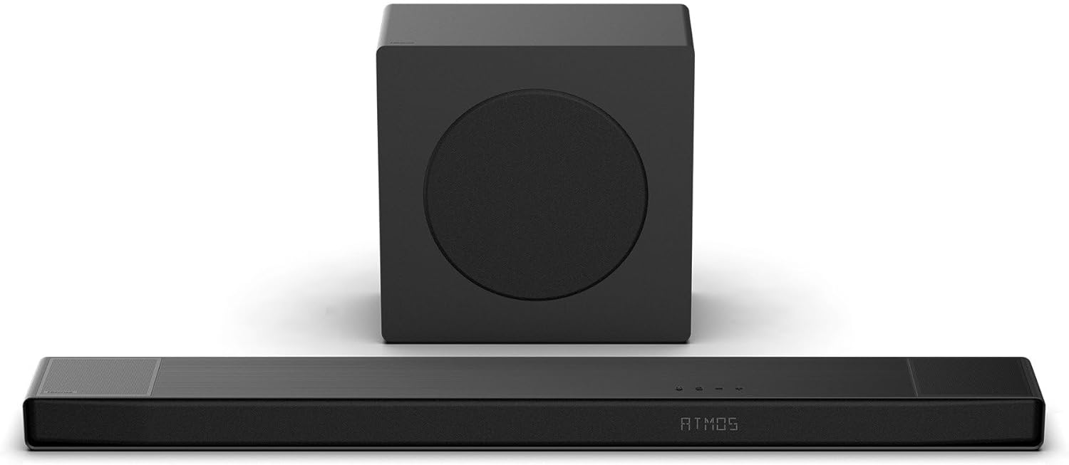 Barra de Sonido Hisense 3.1.2 con Subwoofer Inalámbrico