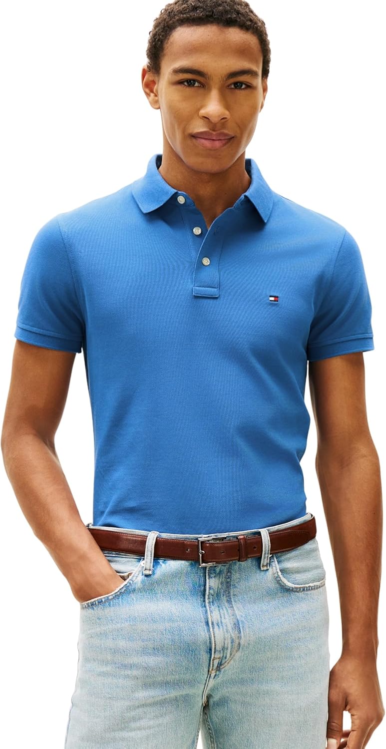 Polo Slim Fit Tommy Hilfiger 1985 - Azul
