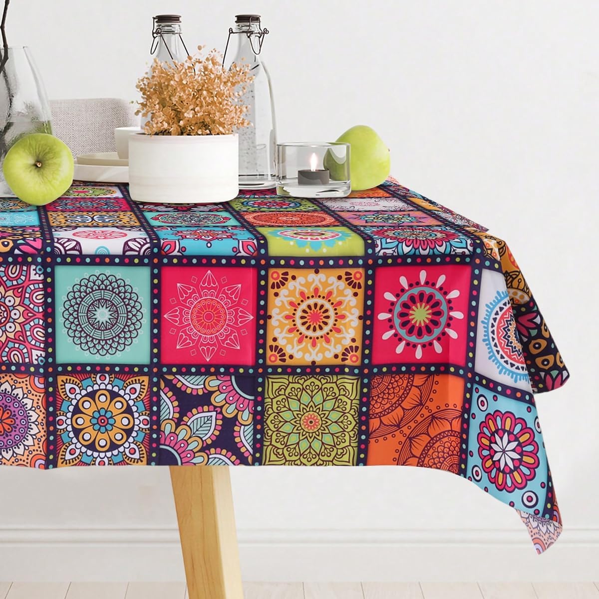 Mantel Bohemio Vintage Lavable