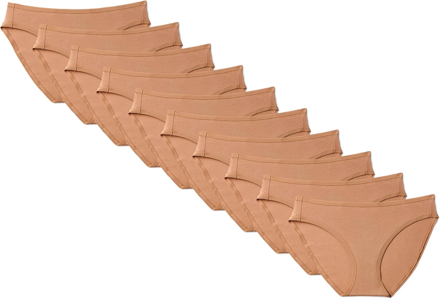 Pack de 10 Braguitas de Algodón para Mujer