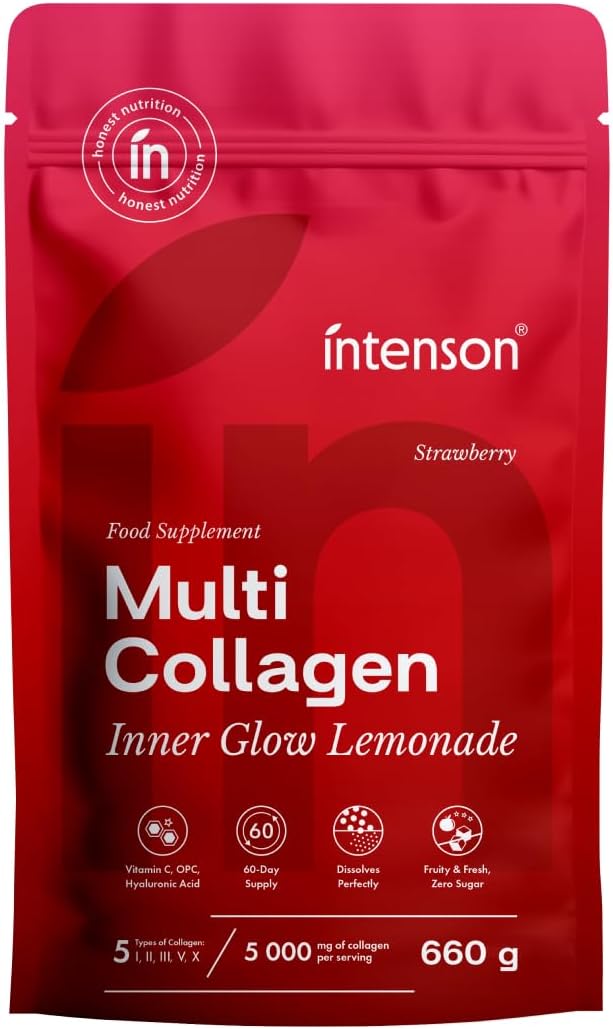 Colágeno Multi Funcional Intenson - Sabor Fresa