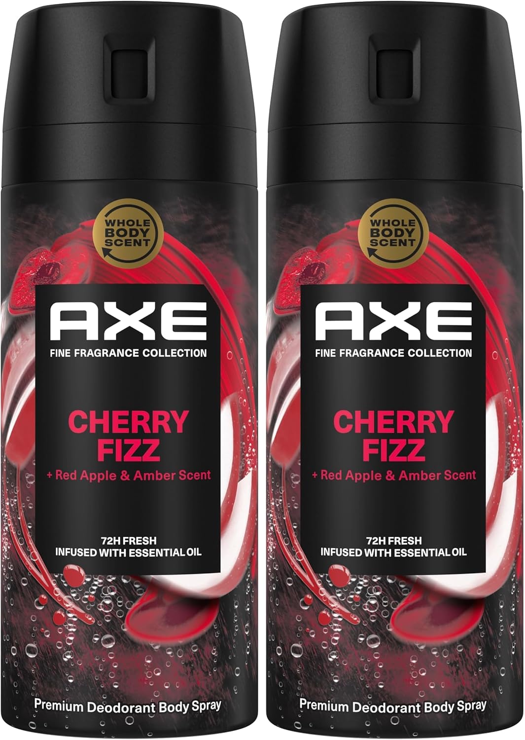 Pack de 2 Desodorantes Axe Cherry Fizz 150ml