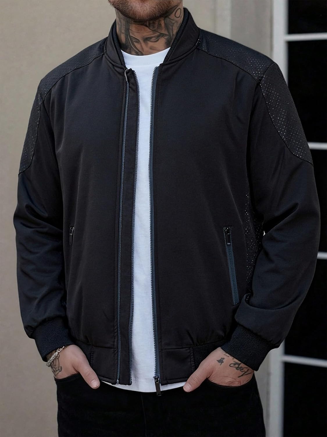 Chaqueta ligera cortavientos para hombre