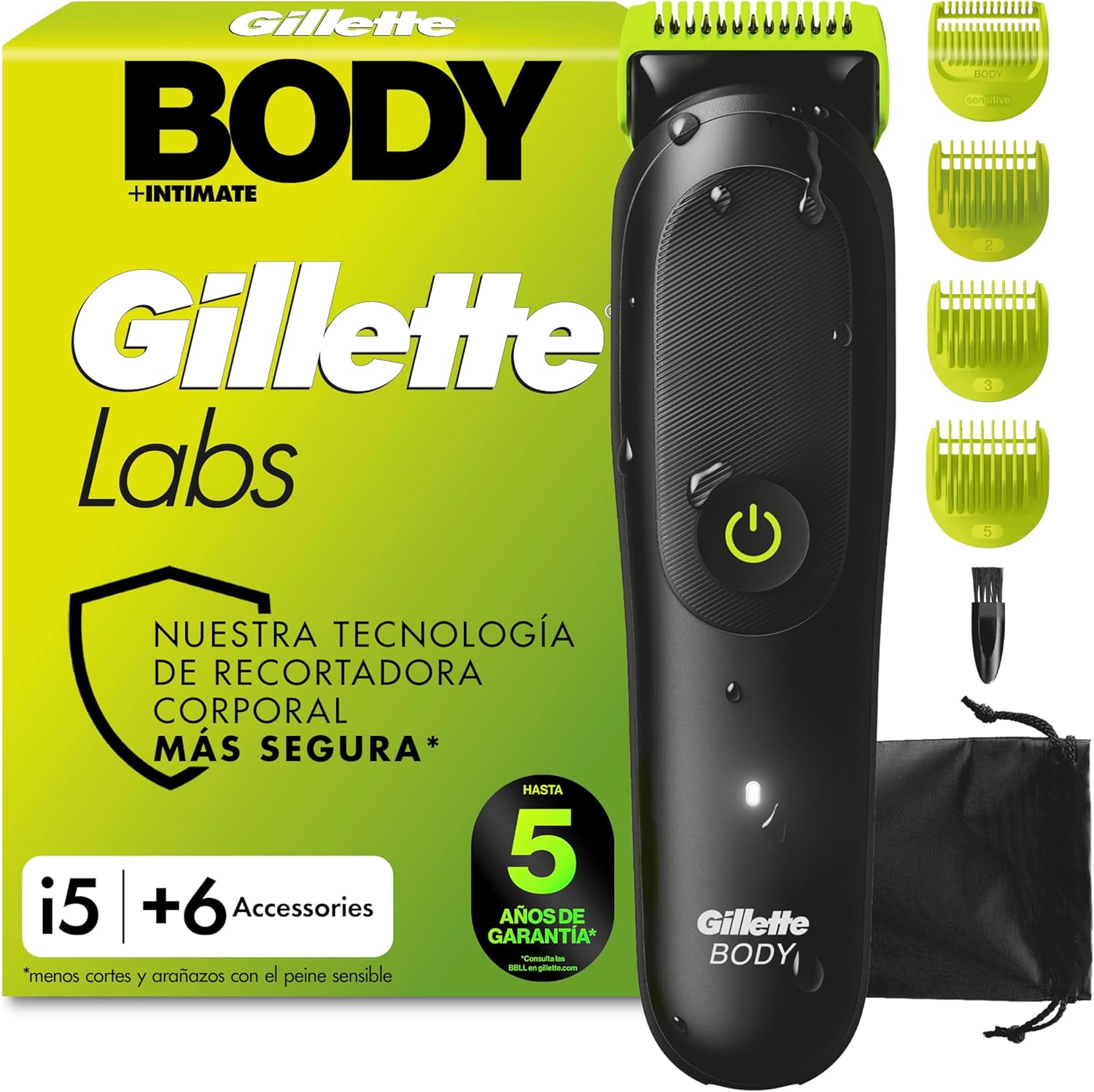 Afeitadora Corporal GilletteLabs i5