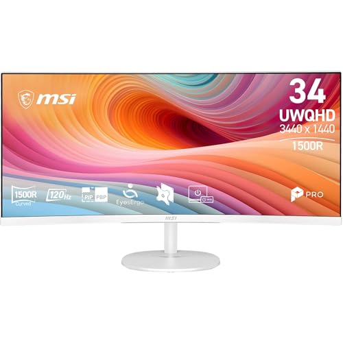 Monitor Ultrapanorámico MSI PRO MP341CQW E12 34"